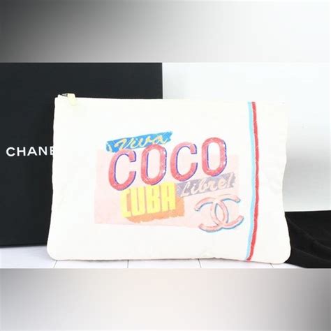 Chanel Coco Cuba Libre Clutch NEW w Box Dustbag and Card